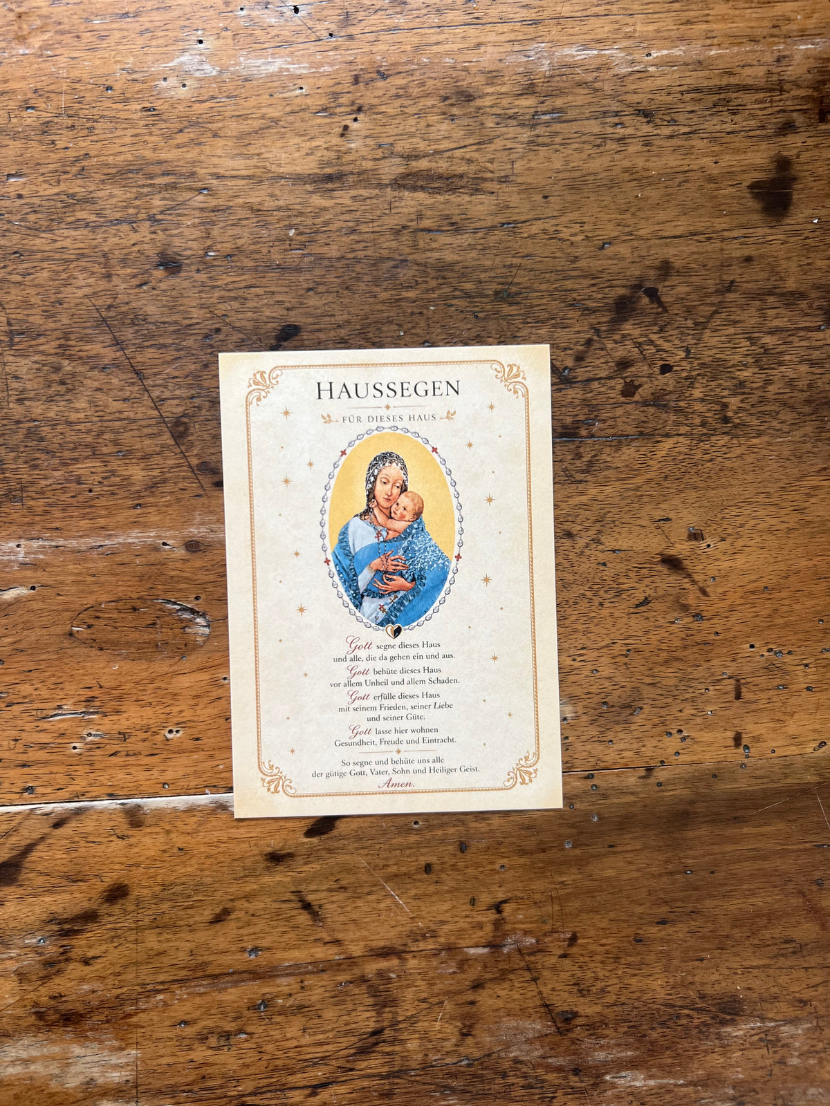 Postkarte „Haussegen“ – Gott segne dieses Haus | Südtiroler Segenskarte