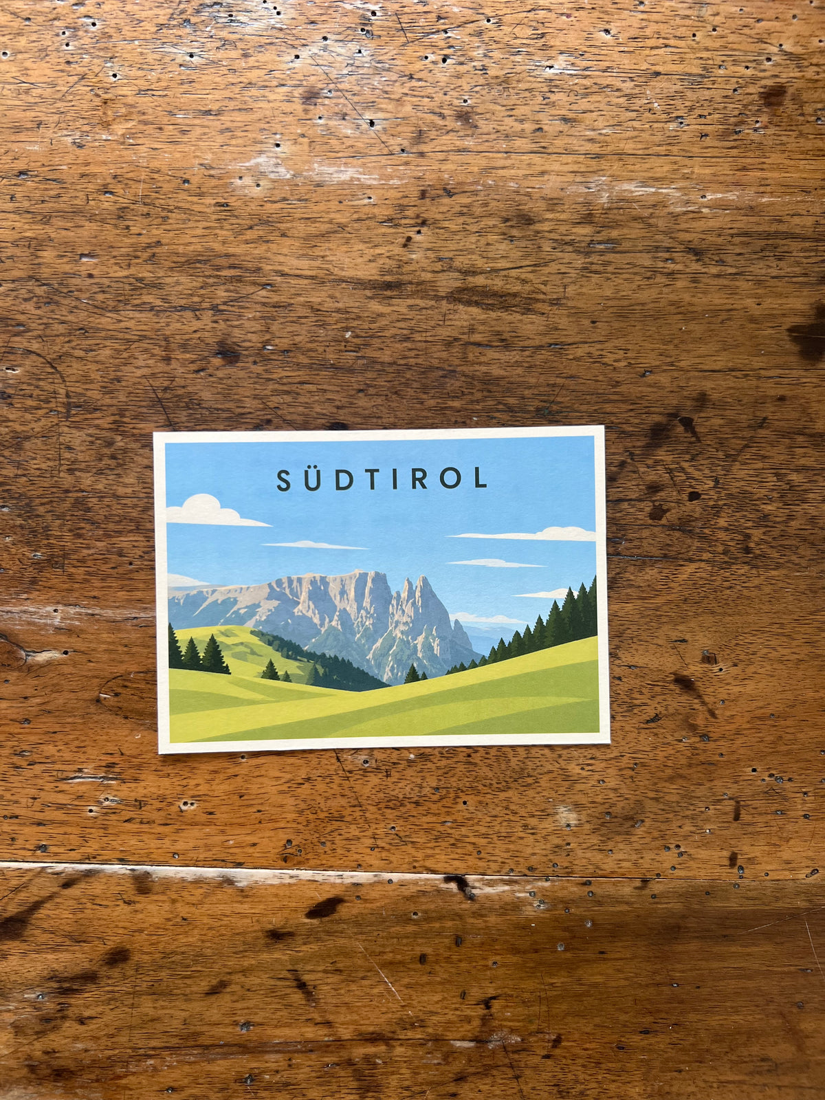 Südtirol Postkarte „Schlern“