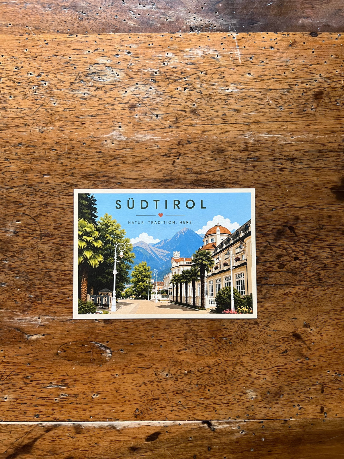Klassische Südtirol Postkarten