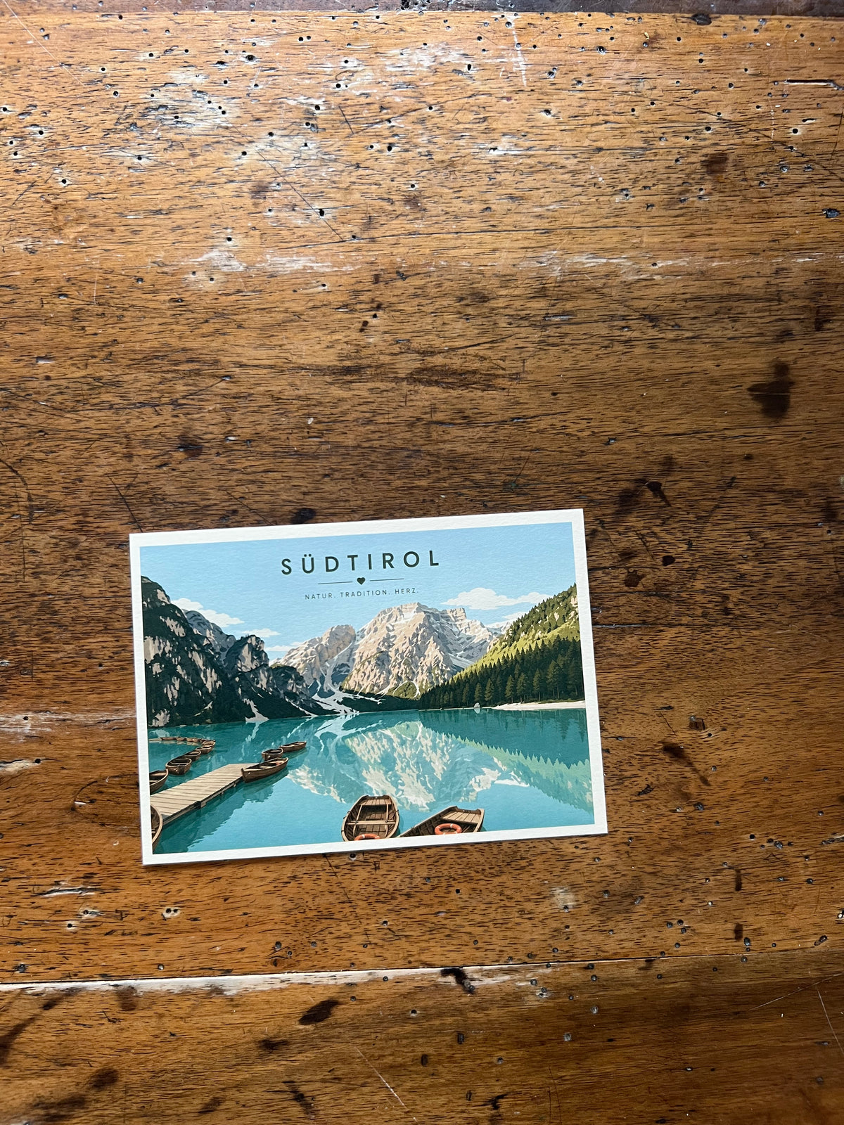 Südtirol Postkarten-Set Dolomiten – Drei Zinnen, Seceda & Pragser Wildsee | 3 Premium Postkarten aus Südtirol